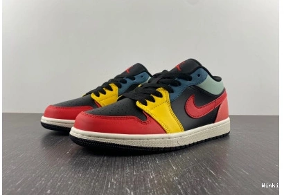 SE Jordan Low Black DN3739-060 Retro 1 Multi-Color 0727